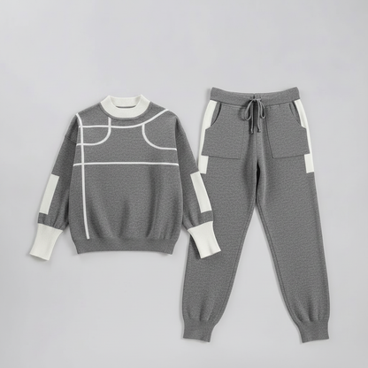 Breathable Two-Piece Active Wear Set | Sports and Lounge Outfit