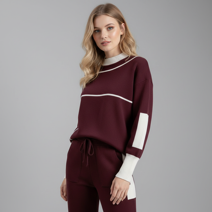 Breathable Two-Piece Active Wear Set | Sports and Lounge Outfit