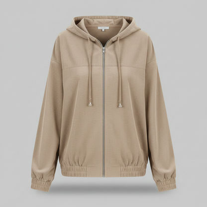 Casual Hooded Jacket with Zip for Men and Women