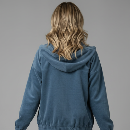 Casual Hooded Jacket with Zip for Men and Women