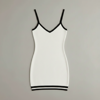 Color-Blocked Pink Mini Dress | Women's Summer Dresses