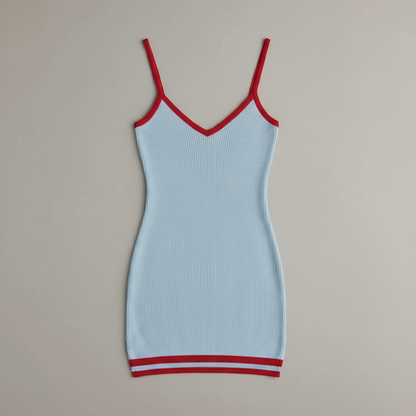 Color-Blocked Pink Mini Dress | Women's Summer Dresses