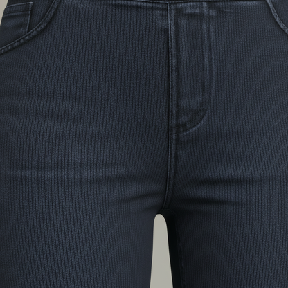 High Waisted Jeggings | Women's Stretch Denim Look Trousers