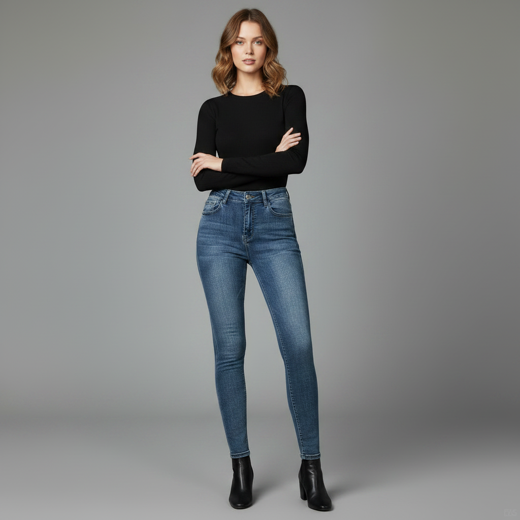 Nova Slim Fit Women's Jeans | Vintage Wash Skinny Denim