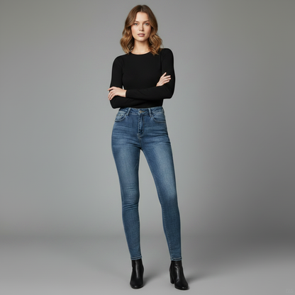 Nova Slim Fit Women's Jeans | Vintage Wash Skinny Denim