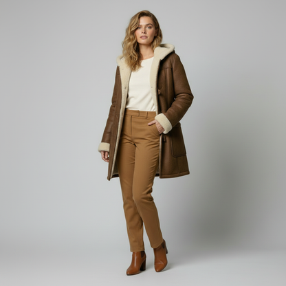 Thick Hooded Jacket Women | Warm Casual Outerwear