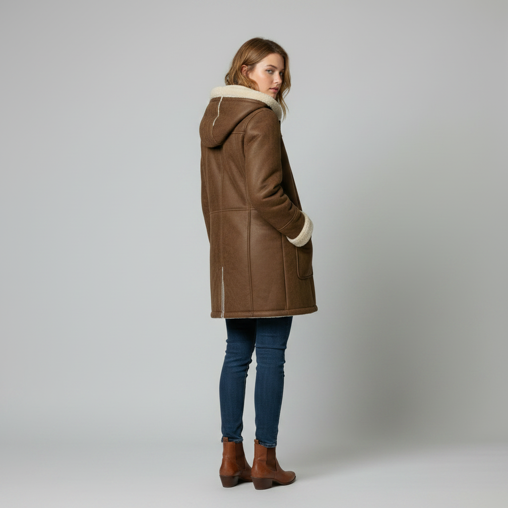 Thick Hooded Jacket Women | Warm Casual Outerwear