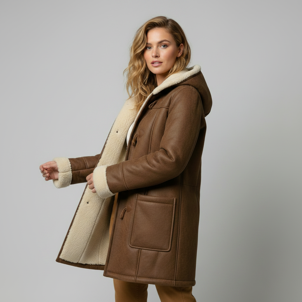 Thick Hooded Jacket Women | Warm Casual Outerwear