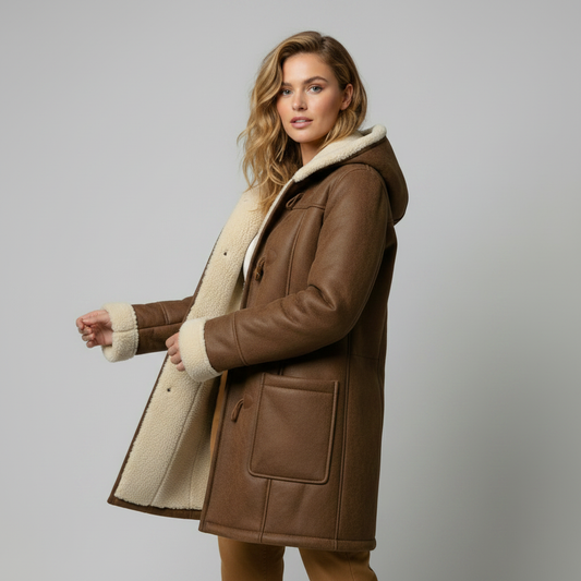 Thick Hooded Jacket Women | Warm Casual Outerwear